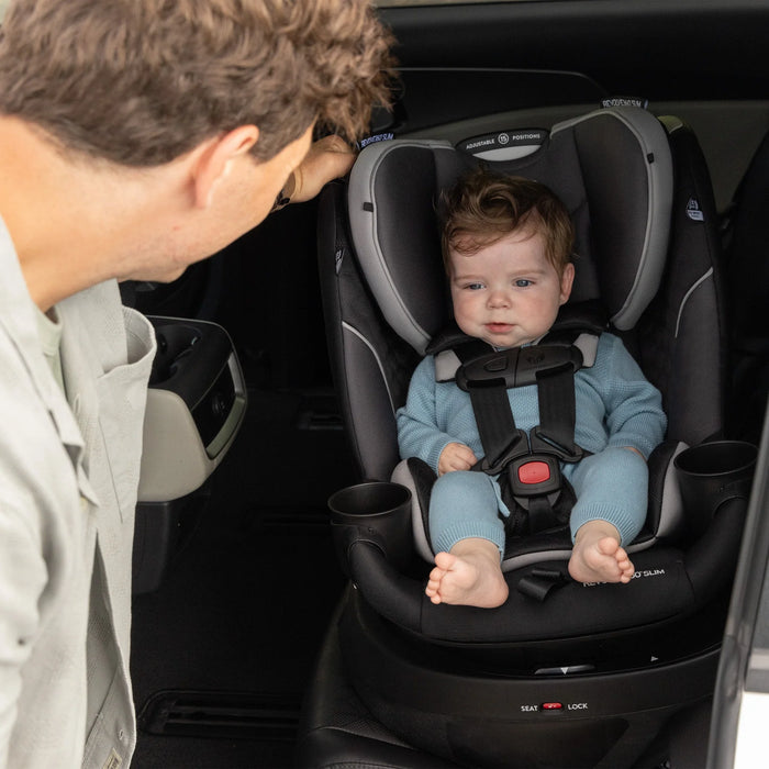 Evenflo Revolve360 Slim 2-in-1 Rotational Car Seat (Canton Black)