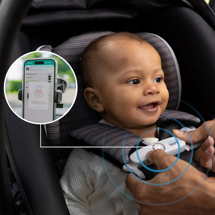 Evenflo - Revolve180 LiteMax NXT Rotational Infant Car Seat with SensorSafe (Cinder Grey)