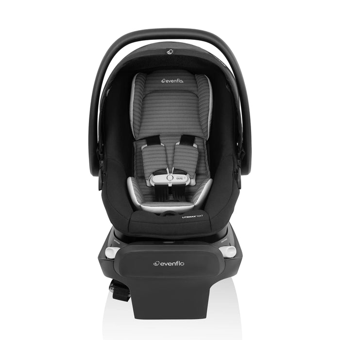 Evenflo - Revolve180 LiteMax NXT Rotational Infant Car Seat with SensorSafe (Cinder Grey)