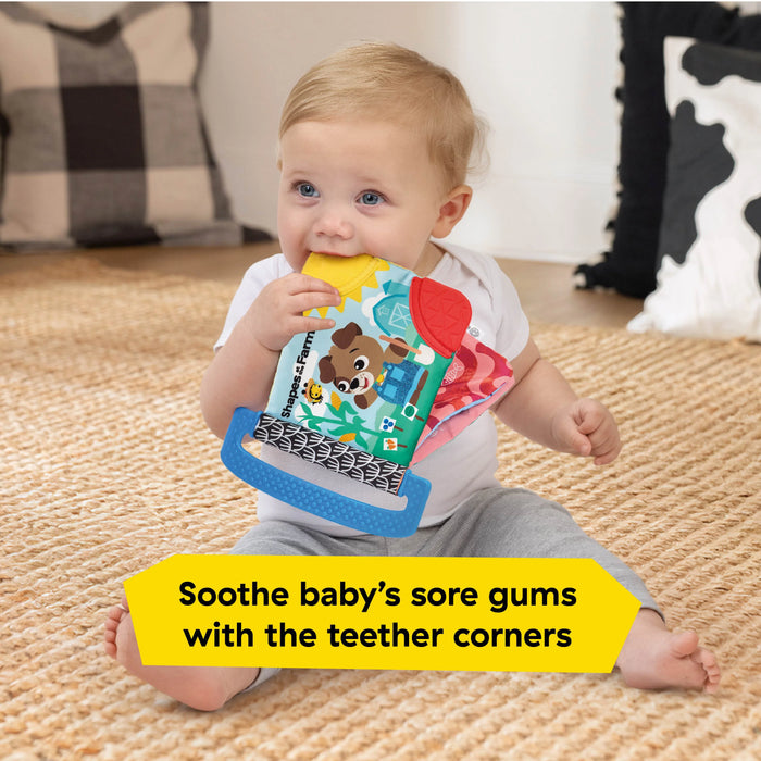 Baby Einstein Farm Explorers Shapes at the Farm Teether Book