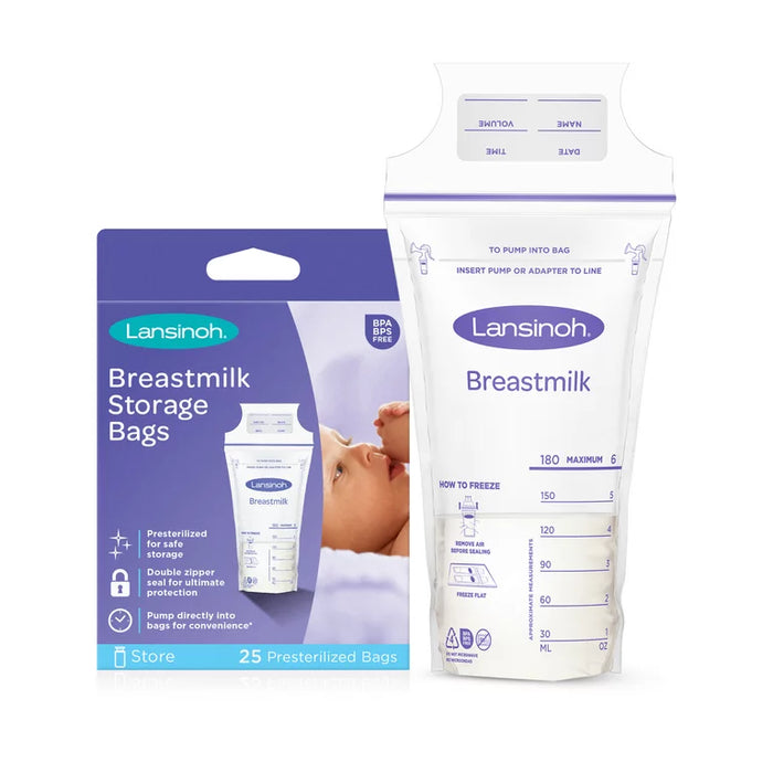 Lansinoh Breastmilk Storage Bags - 25ct - Preggy Plus