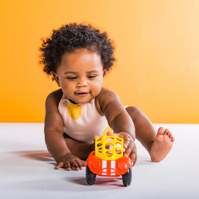 Oball Easy Grasp Rattle & Roll Buggie Push Car