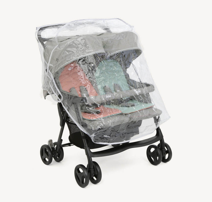 Joie Aire Twin Stroller with Reversible Seat Pads - Nectar & Mineral