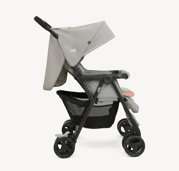 Joie Aire Twin Stroller with Reversible Seat Pads - Nectar & Mineral