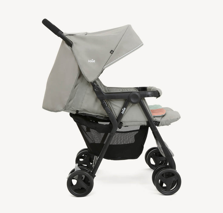 Joie Aire Twin Stroller with Reversible Seat Pads - Nectar & Mineral