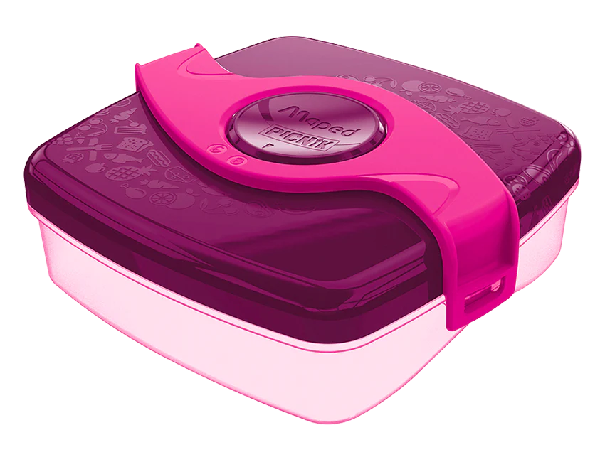 Maped Picnik Adult Snack Box, Pink, 520ml - Preggy Plus