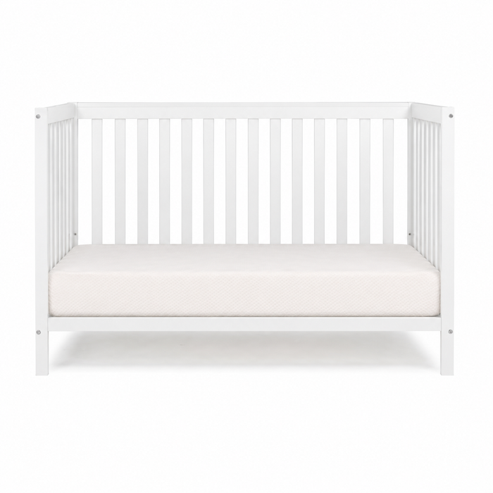 Premium Baby Nube Wooden 3-in-1 Convertible Crib + Toddler Guardrail