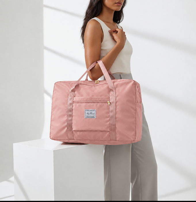 Extra Large Diaper, Hospital or Travel Bag - Pink