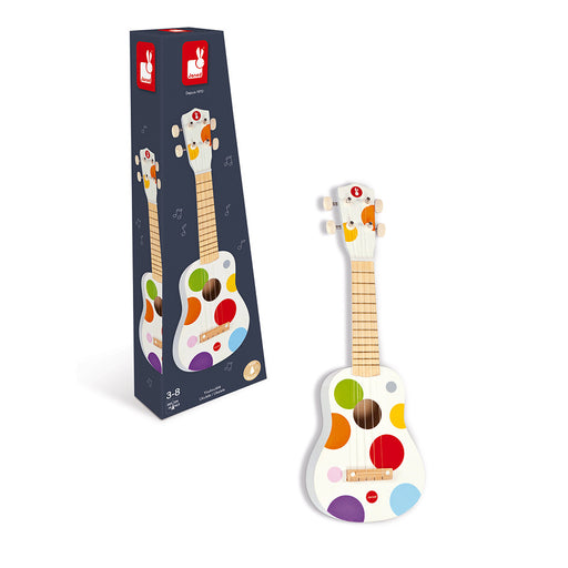 Janod Kids Wooden Toy Ukulele Confetti - Preggy Plus