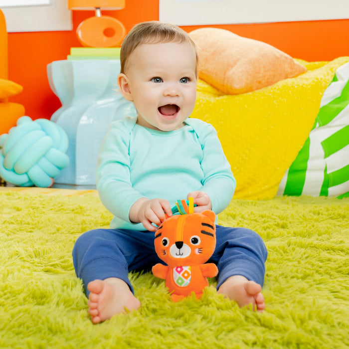 Bright Starts Jingle Joy Reach & Rattle Toy - Tiger