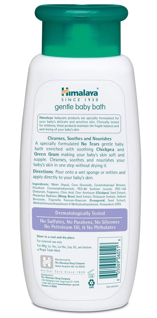 Himalaya Gentle Baby Bath 400ml - Preggy Plus