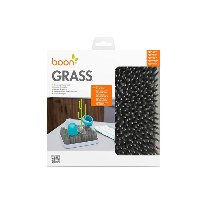 Boon Drying Rack Grass Countertop, Grey - Preggy Plus