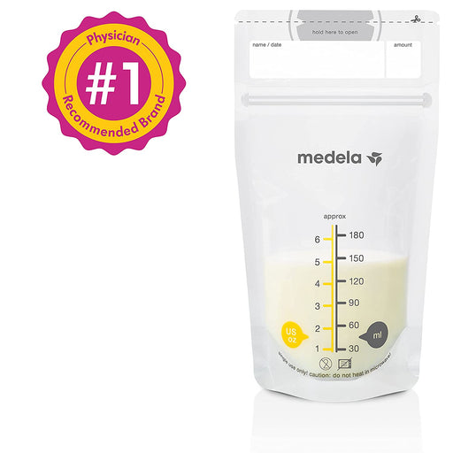 Medela Breast Milk Storage Bags - 100 Count - Preggy Plus