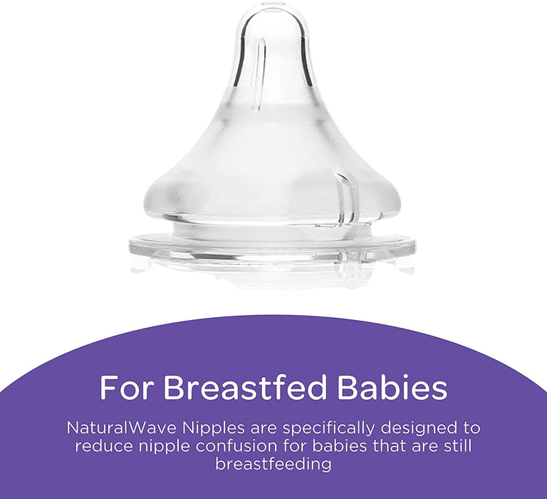 Lansinoh Breastfeeding Bottles with NaturalWave Nipple, 5 Ounces, Pack of 3 - Preggy Plus