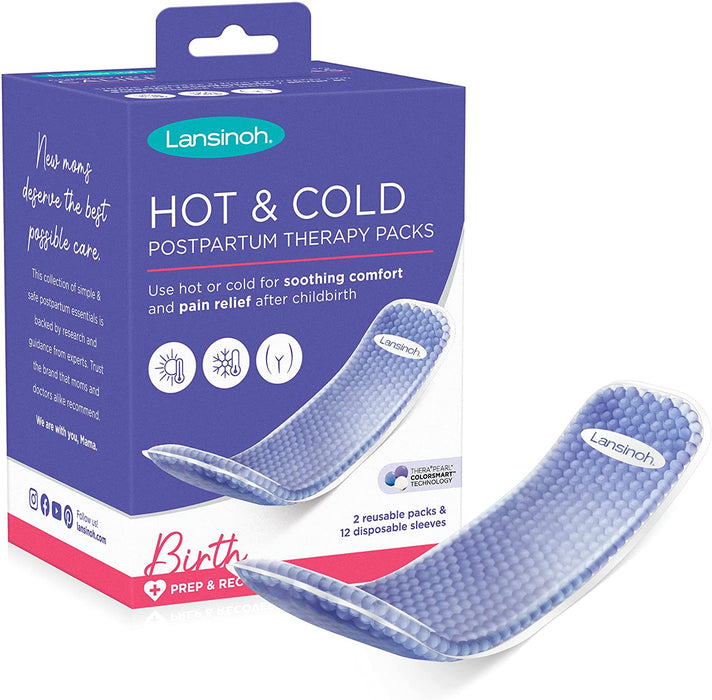 Lansinoh Hot & Cold Postpartum Therapy Packs (69110) - Preggy Plus