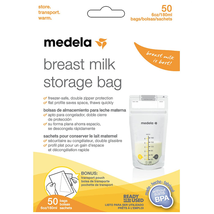 Medela breast store milk storage bag