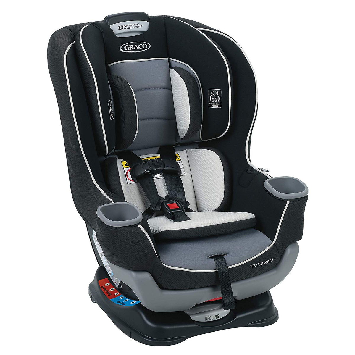 Graco Extend2Fit Convertible Car Seat Gotham Preggy Plus