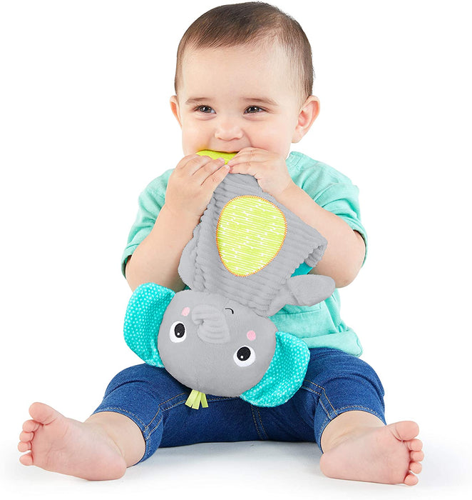 Bright Starts Snuggle & Teethe Plush Teether, Elephant - Preggy Plus