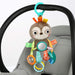 Bright Starts Playful Pals Take-Along Activity Toy, Sloth, Newborn + - Preggy Plus