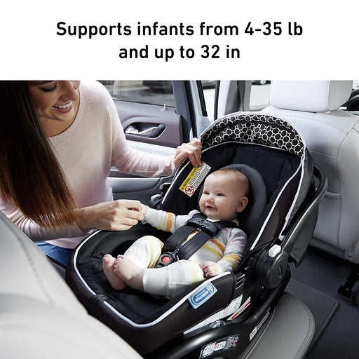 Graco SnugRide 35 Lite LX Infant Car Seat, Hailey - Preggy Plus