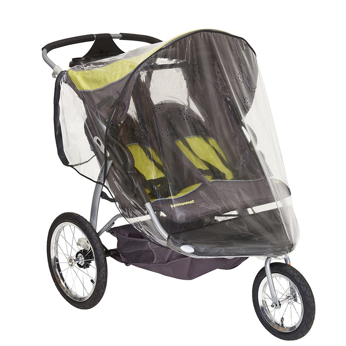 baby trend stroller rain cover Rain Hood for Double Jogger — Preggy Plus
