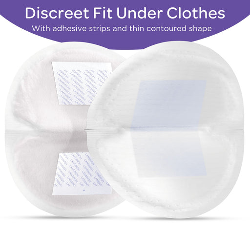 Lansinoh Stay Dry Disposable Nursing Pads for Breastfeeding, 60 Ct - Preggy Plus