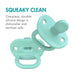 Boon JEWL Orthodontic Silicone Pacifier Stage 1 - 2 pack - Teal - Preggy Plus
