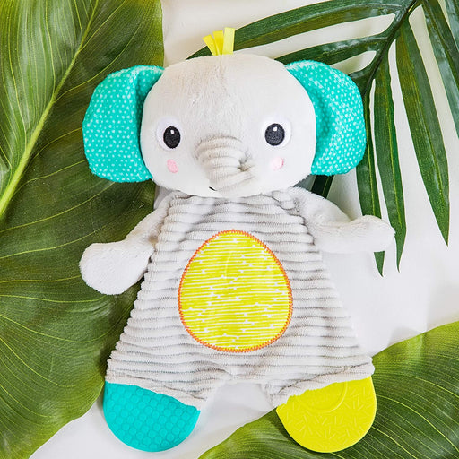 Bright Starts Snuggle & Teethe Plush Teether, Elephant - Preggy Plus