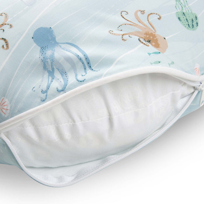 Boppy Premium SLIPCOVER for Nursing Pillows - Blue Ocean - Preggy Plus