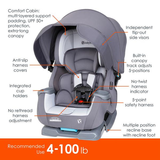 Baby Trend Cover Me™ 4-in-1 Convertible Car Seat - Vespa - Preggy Plus
