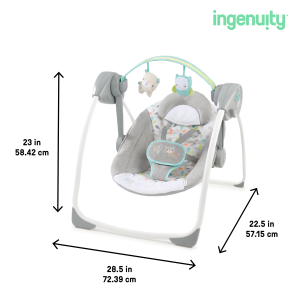 Comfort 2 Go Portable Swing™ - Fanciful Forest™ (10845) - Preggy Plus