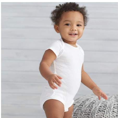 Gerber 4-Pack Toddler White Short Sleeve Onesies® Bodysuits, 24 Months (850214230 102 24M) - Preggy Plus