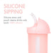Boon Swig Silicone Straw Cup 9oz- PINK (B11451) - Preggy Plus
