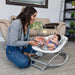 Baby Trend Smart Steps My First Rocker 2 Bouncer- Two of a Kind Grey - Preggy Plus