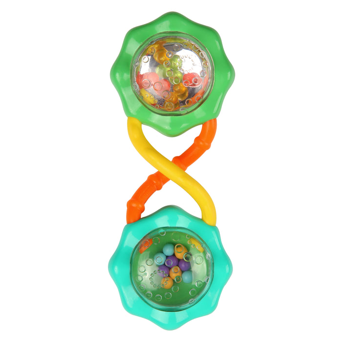 Bright Starts Rattle & Shake Barbell Toy,  Ages 3 months Plus - Preggy Plus