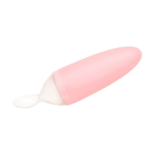 Boon Squirt Silicone Baby Food Dispensing Spoon, PINK  (B11420) - Preggy Plus