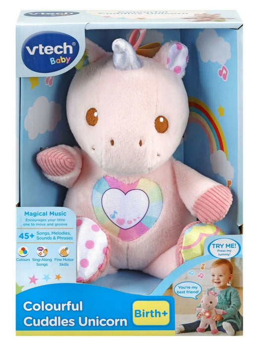 Vtech Colourful Cuddles Unicorn (80-528103) - Preggy Plus