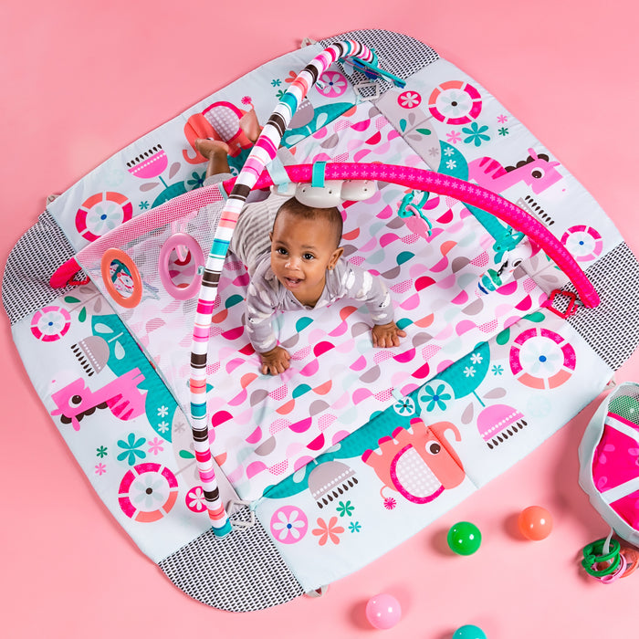 Bright Starts 5-in-1 Your Way Ball Play™ Activity Gym, Pink - Preggy Plus