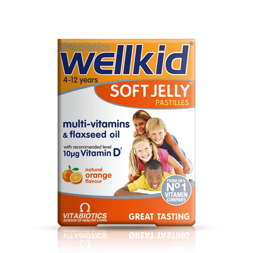 Vitabiotics Wellkid Soft Jelly Pastilles Orange - 30's - Preggy Plus