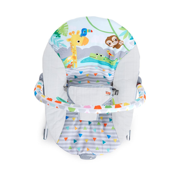 Bright Starts Safari Fun™ - Vibrating Bouncer (12204) - Preggy Plus