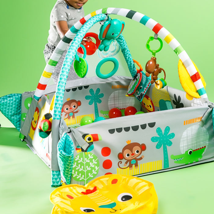 Bright Starts 5-in-1 Your Way Ball Play™ Activity Gym, Green - Preggy Plus